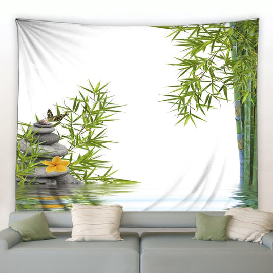 Water Bamboo Style Garden Tapestry - Clover Online