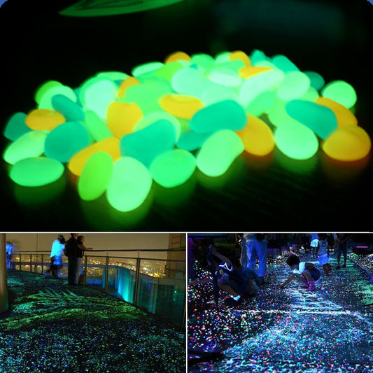 Luminous Decorative Artificial Garden Pebble Lights - Clover Online