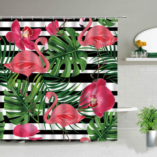 Flamingo Style Shower Curtains - Clover Online