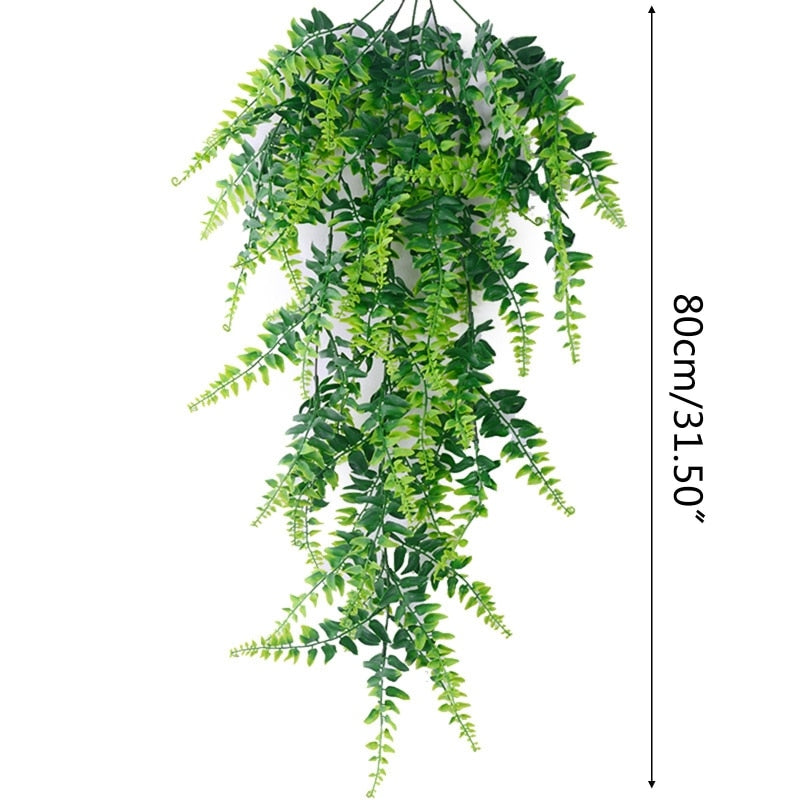 Artificial Hanging Ferns - Pack of Two - Clover Online