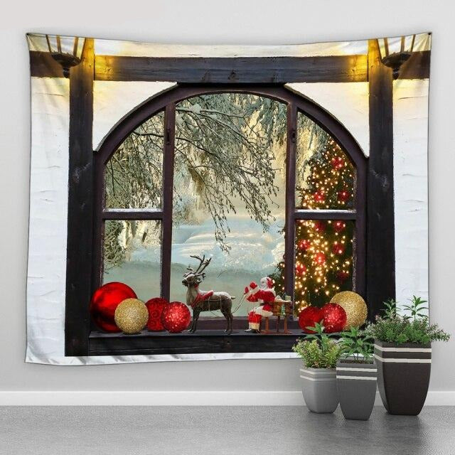 Christmas Window Garden Tapestry - Clover Online