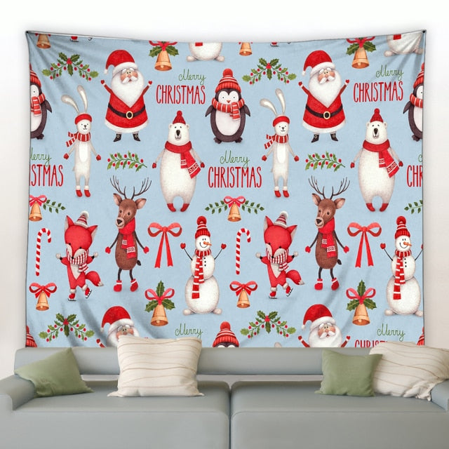 Christmas Wrapping Paper Tapestry - Clover Online
