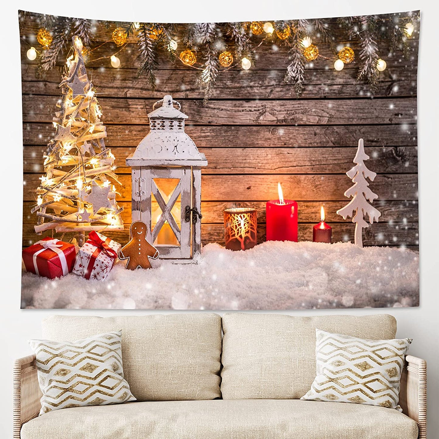 Christmas Display Garden Tapestry - Clover Online