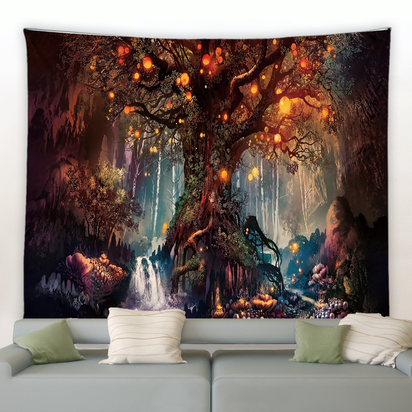 Fantasy Wishing Tree Garden Tapestry - Clover Online