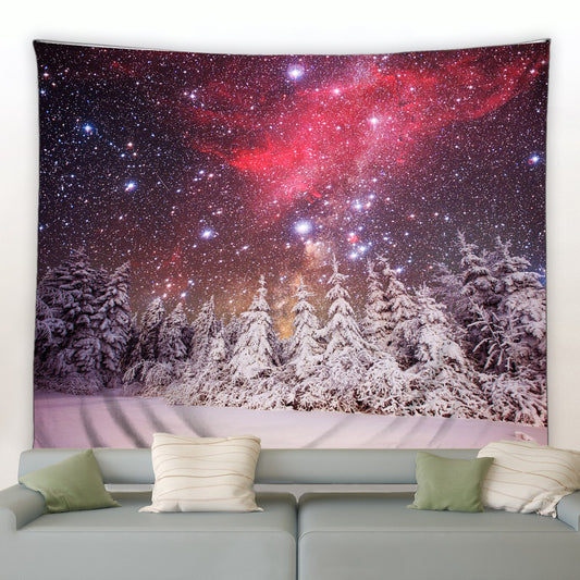 Starry Sky Winter Garden Tapestry - Clover Online
