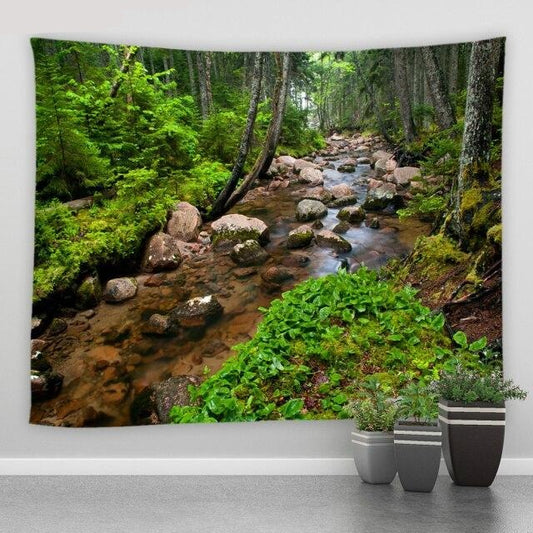 Natural Stream Garden Tapestry - Clover Online