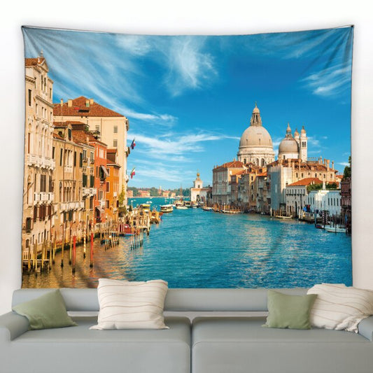 Venice Water City Garden Tapestry - Clover Online