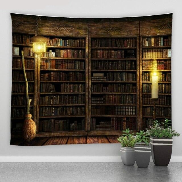 Bookshelf Garden Tapestry - Clover Online