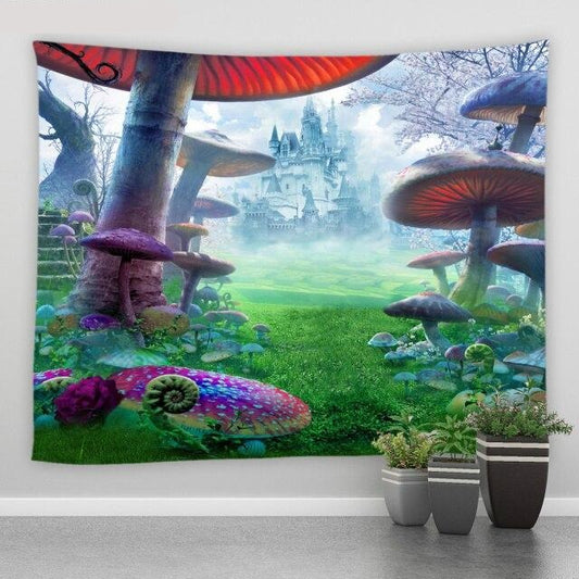 Wonderland Fantasy Garden Tapestry - Clover Online