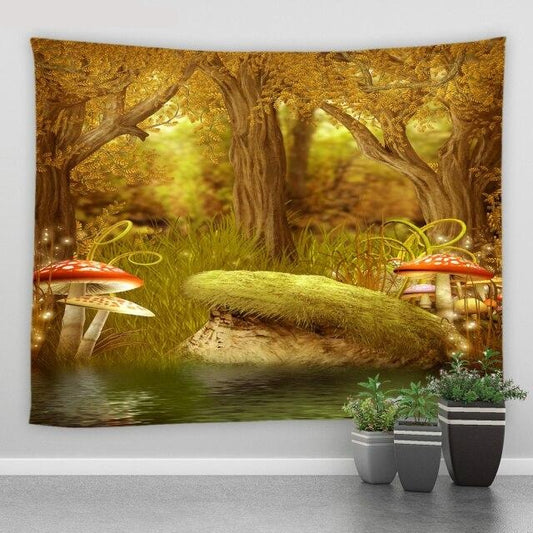 Autumn Dream Forest Garden Tapestry - Clover Online