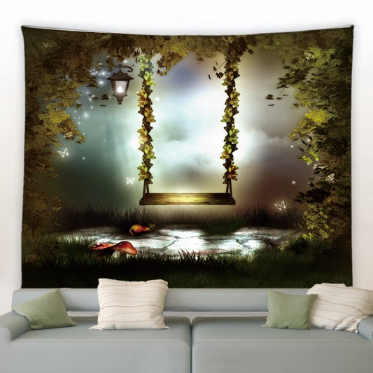 Magical Swing Seat Garden Tapestry - Clover Online