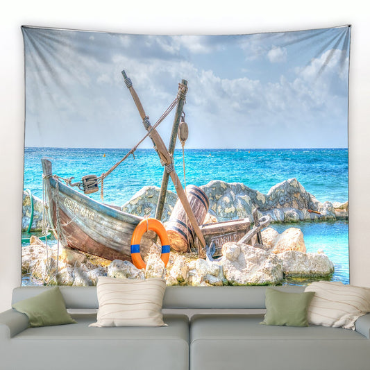 Shipwreck Style Garden Tapestry - Clover Online