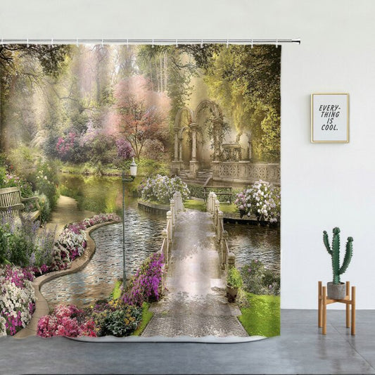 Garden Bridge Style Garden Tapestry - Clover Online