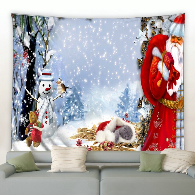Christmas Scene Tapestry - Clover Online