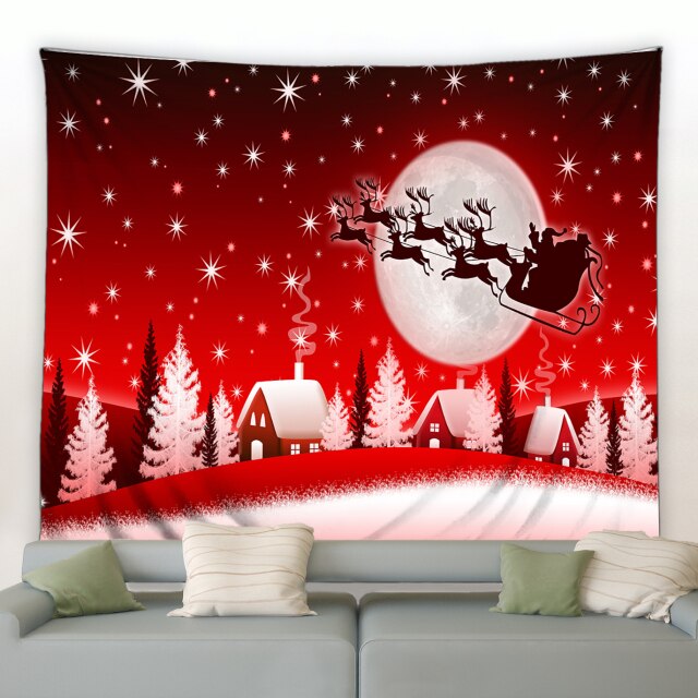 Christmas Night Flying Tapestry - Clover Online
