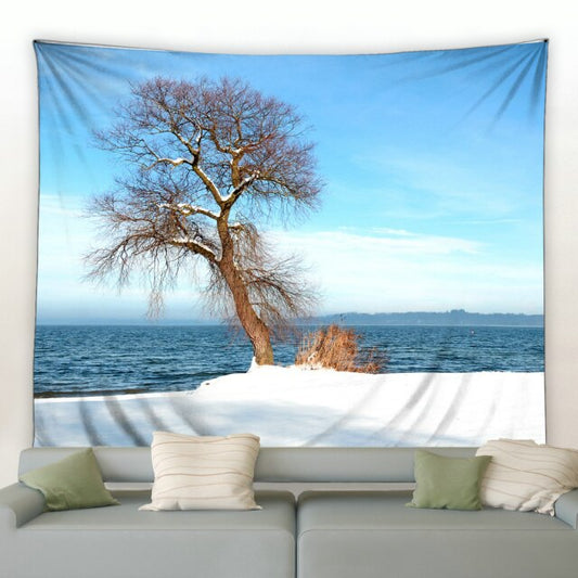 Winter Tree Garden Tapestry - Clover Online
