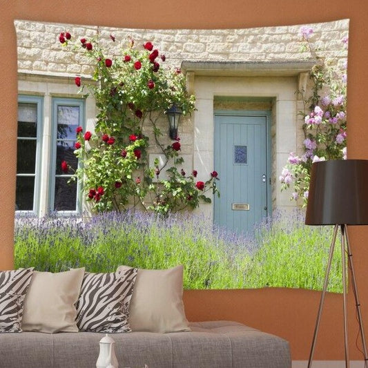 Front Door Style Garden Tapestry - Clover Online