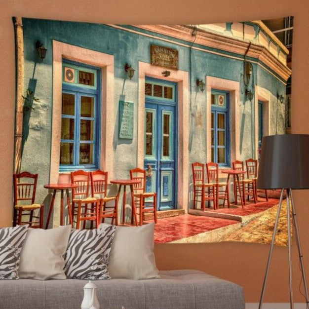 Cafe Bar Garden Tapestry - Clover Online