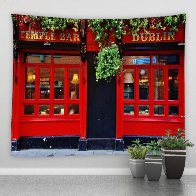 Dublin Bar Style Garden Tapestry - Clover Online