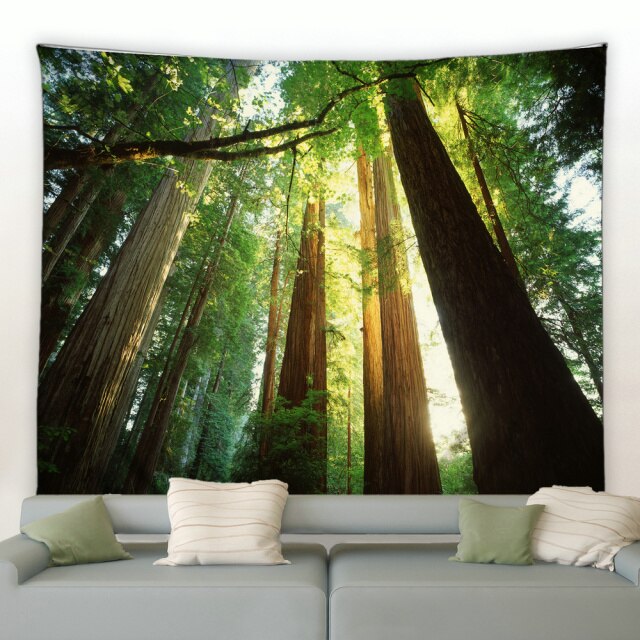 Woodland Tall Tree Garden Tapestry - Clover Online