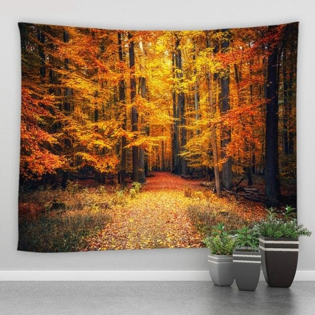Autumn Woodland Garden Tapestry - Clover Online