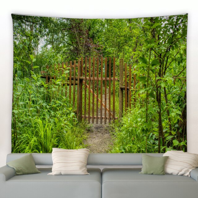 Woodland Gate Style Garden Tapestry - Clover Online