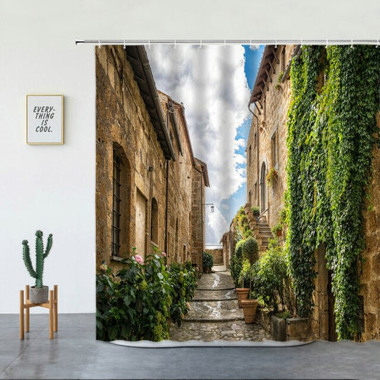 City Lane Garden Shower Curtain - Clover Online