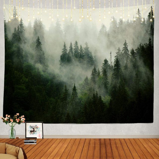 Misty Forest Garden Tapestry - Clover Online