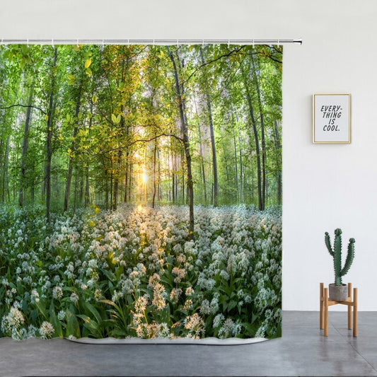 Carpet Of Flowers Garden Shower Curtain - Clover Online