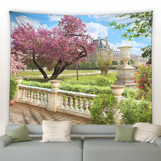 Country Estate Gardens Tapestry - Clover Online