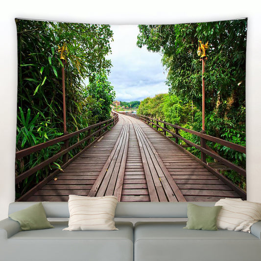 Treetop Walkway Garden Tapestry - Clover Online